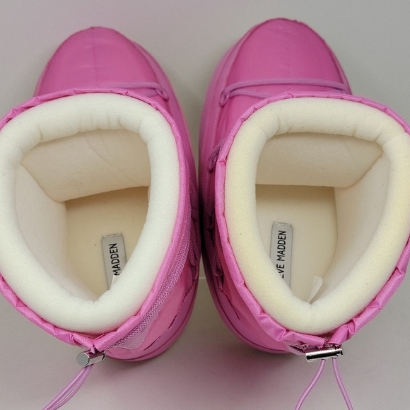 Steve Madden Mav Textile  Lined Cold Weather Platform Bootie Women Size 7-6 New - Picture 8 of 10